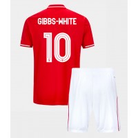 Nottingham Forest Morgan Gibbs-White #10 Hemmadräkt Barn 2025-26 Kortärmad (+ Korta byxor)